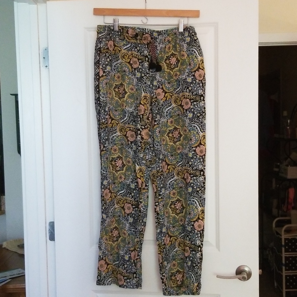 LOFT Flowy Patterned Pants